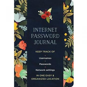 Internet Password Journal - Modern Floral