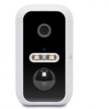 Cámara de Seguridad Inalámbrica Isiwi Fri+ 5MPX Bullet Fija para Exterior con IR LED y Audio Bidireccional, IP65, Batería Interna de 10,000 mAh