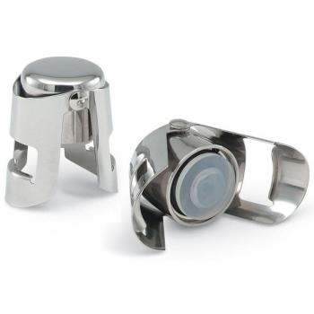 TaleeMall tapón para botellas de champán de vacío de acero inoxidable,paquete de 2