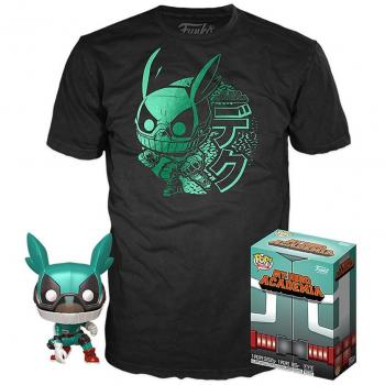 Set Figura Pop & Tee My Hero Academia Deku With Helmet