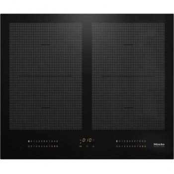 Miele KM 7564 FL Placa de Inducción con 4 Zonas, 2 Áreas PowerFlex, Instalación Enrasada o Sobre Encimera