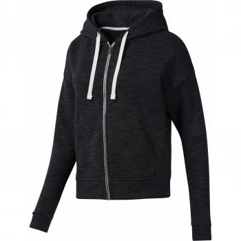 Reebok Te Marble FZ Sudadera, Mujer, Negro, S