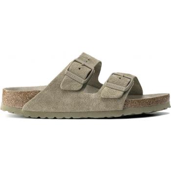 Birkenstock Arizona SFB VL Faded Khaki 41 Sandalias Verde Suede Leather
