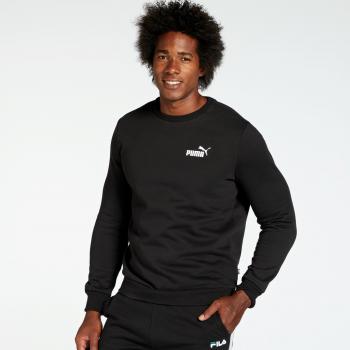Puma Essentials Small Logo Crew Neck Sweatshirt for Men - Black - Size S