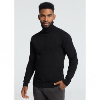Jersey básico con cuello alto para hombre Bendorff