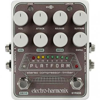 Electro Harmonix Platform Stereo Compressor/Limiter Pedal for Guitars
