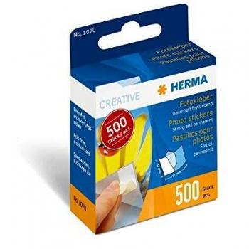 Herma 1070 - Adhesivos para Fotos, Paquete de 500 Unidades