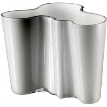 Iittala 445 - Jarrón, Vidrio, estándar, Color Blanco