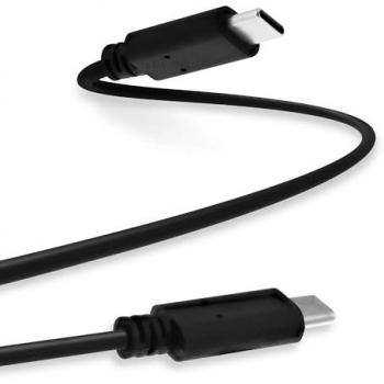Cable USB-C a USB-C Turbo Charge 2m - T'nB - Negro - USB 2.0