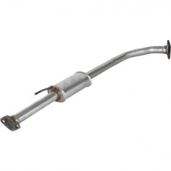 Silenciador central e intermedio BOSAL 165-039, compatible con diversos modelos de vehículos, fabricado en acero inoxidable para mayor durabilidad y resistencia a la corrosión, diseñado para reducir el ruido del escape y mejorar el rendimiento del moto