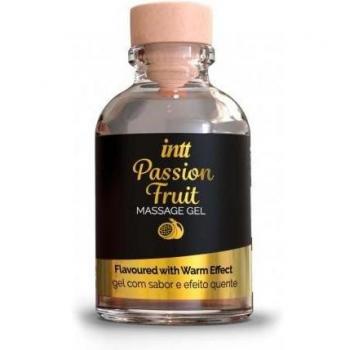 INTT Gel de Masaje Sabor Fruta de la Pasión con Efecto Calor 30ml