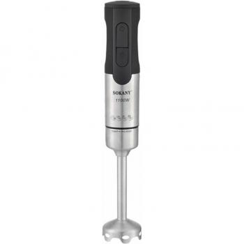 Licuadora eléctrica de cocina SOKANY 1100W de acero inoxidable, 2 velocidades, para frutas, verduras, nueces, zumos y batidos - Mezclador de alimentos para bebé con enchufe europeo
