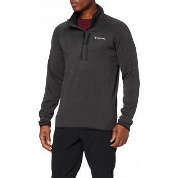 Columbia Canyon Point 1/2 Zip Jersey, Hombre, Negro, Small