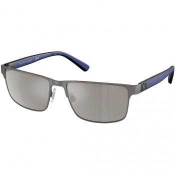 Polo Ralph Lauren PH3155 92666G Men's Sunglasses Gunmetal Size 57