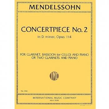 MENDELSSOHN - Pieza de Concierto nº 2 Op.114 en Re menor para 2 Clarinetes