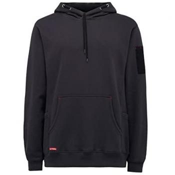 Hard Yakka Brushed Fleece Hoodie Sweat Shirt Charcoal XL