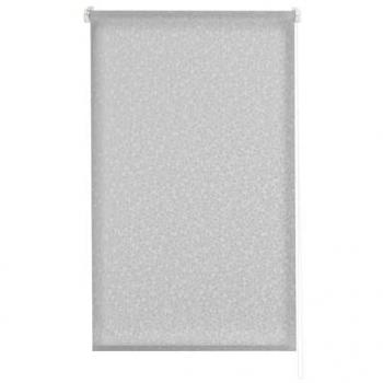 Estor Enrollable Translúcido Jacquard Easy Fix Sandor 55x180 cm Blanco/Gris Sin Taladrar
