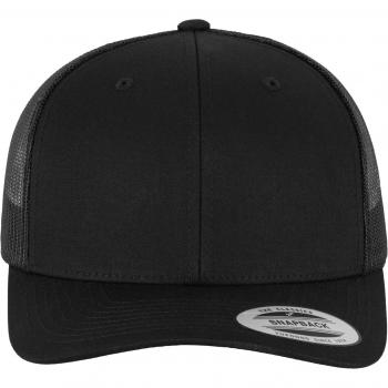 Flexfit Retro Trucker Cap - Unisex - Black - One Size