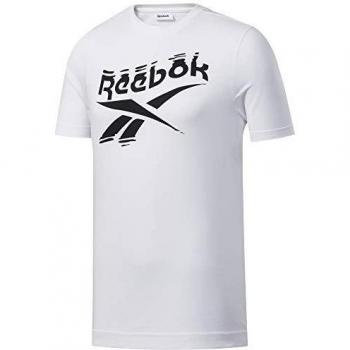Reebok GS Crew tee Camiseta, Hombre, Blanco, M