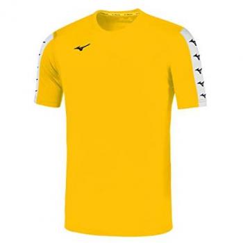 Mizuno Nara Unisex Kids Training T-Shirt - Yellow, Age 12