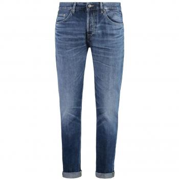 Dondup Men's Icon Slim-Fit Stretch Denim Jeans - Size 33 - Color Blue