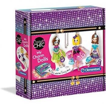 Clementoni-18587 - My Charms Dolls - abalorios y set para hacer pulseras infantiles a partir de 7 años