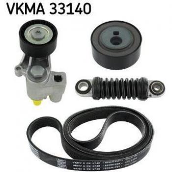 Juego de correas trapeciales poli V SKF VKMA 33140
