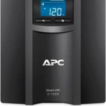 APC Smart-UPS SMC1500C with SmartConnect, 1500VA/900W, LCD Display, 8-Outlet Pure Sinewave UPS Battery Backup and Surge Protector