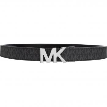 Michael Kors Black Logo Buckle Belt for Men - One Size