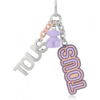 Llavero Tous Bold Bear Logos Lila Multi 2002040429