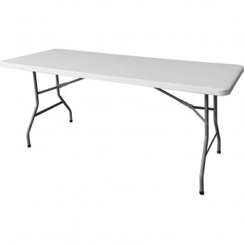 Mesa Plegable HDPE Blanca 183 x 75 x 74 cm