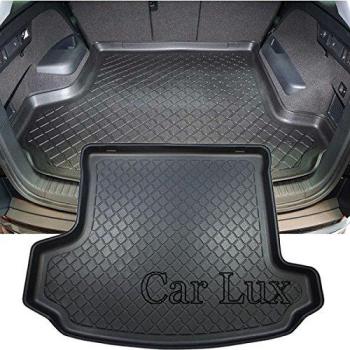 Car Lux AR04705 - Alfombra cubeta Protector Cubre Maletero Extrem a Medida y Antideslizante para Kodiaq 7 plazas