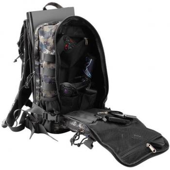 Mochila Genesis Pallad 450 Camo Gaming para Portátil de 15.6 Pulgadas, Multicolor, Fabricada en Poliéster