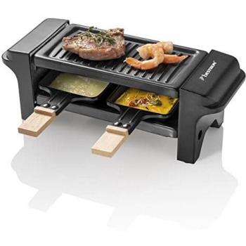 Bestron ARG150BW Barbacoa de Mesa para 2 Personas, plástico y Metal, Negro