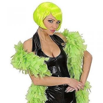 WIDMANN- Boa de plumas, Color lima, limette
