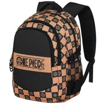 Mochila Plus Chess One Piece Karactermania 44cm - Gran Capacidad - Resistente Al Agua - Camel, 34 x 46 cm, Capacidad 32 L