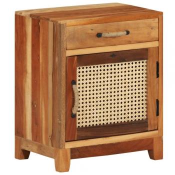 vidaXL Bedside Cabinet 40x30x50 cm Solid Reclaimed Wood