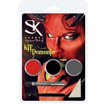 TODO-MAQUILLAJE Kit Caracterización Demonio Halloween
