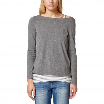 edc by Esprit 028cc1k065, Camisa Manga Larga Para Mujer, Gris