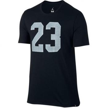 Nike M Jsw Tee Iconic 23 Logo Camiseta de Manga Corta, Hombre, Negro