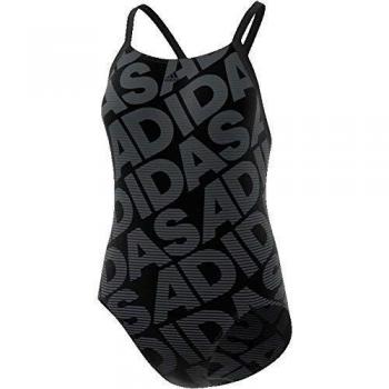 adidas per+ 1pc Lin Traje de Baño, Mujer, Black/Grey, 40