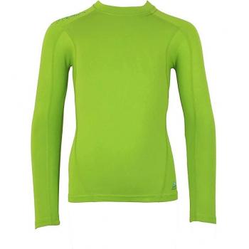 Peak Mountain Girls' Thermoshirt 1st Skin Gana, Long Sleeve, Green