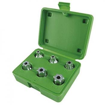 JBM 51410 Set de 6 Piezas de Punta Torx Inviolable 1/2