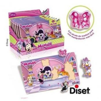 Puzzle Encajable Madera Minnie