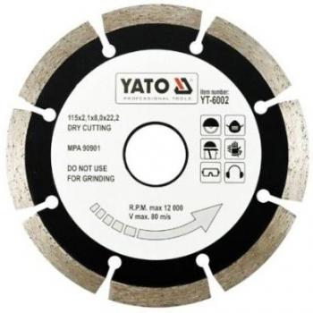 Disco de diamante 115mm Yato YT6002