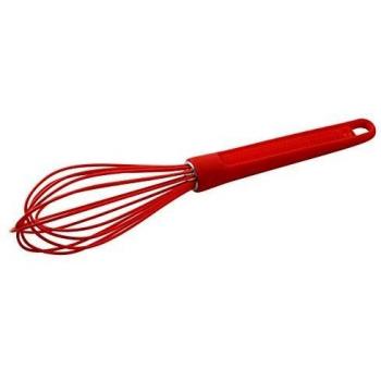 Dr. Oetker Batidor Varillas 25Cm, Silicona, rojo