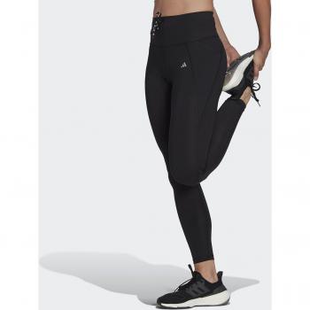 Mallas de running adidas para mujer en color negro