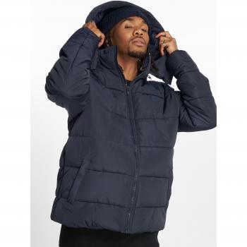 Chaqueta Puffer con Capucha Urban Classics para Hombre - Tallas Grandes 4XL Azul Regular Fit