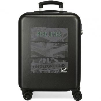 Maleta de Cabina Pepe Jeans Davis rígida 55cm Negro