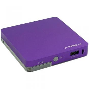 MiPow Power Cube 8000A - Batería externa universal para smartphones, reproductores de MP3, tablets y consolas portátiles con base de carga